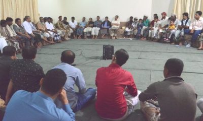 محافظ حضرموت يلتقي ادارة ومنتسبي مؤسسة حضرموت لمكافحة السرطان ضمن الامسيات الرمضانية 
