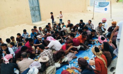 الصندوق الخيري بمنطقة رضيح يقيم مشروع افطار صائم في المنطقة