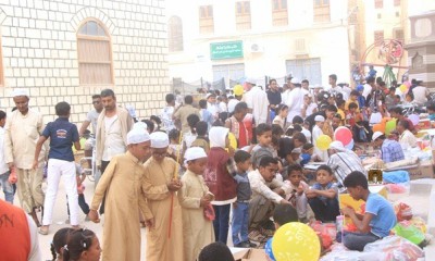 الجامع وطه بن عمر كبرى جوامع مدينة سيئون  يشهدن ختائم ليلة 27 رمضان