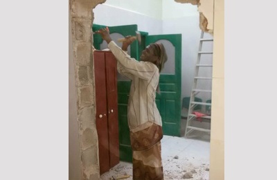 بدعم من مؤسسة حضرموت الصحية البدء بعملية تطوير قسم الوضع بمستشفى المكلا للأمومة والطفولة 