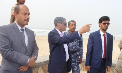 المحافظ البحسني يتفقد منتزه شحير ويوجه بتطويره