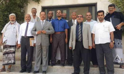 رئيس جامعة حضرموت يتفقد سير الاعمال النهائية بكلية العلوم التطبيقية والإنسانية بالمهرة 