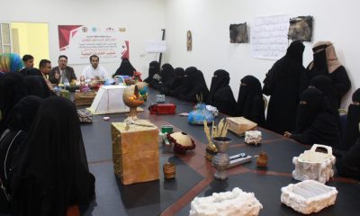 اختتام الدورة التدريبية الخاصة بتدوير النفايات البيئية بالمكلا 