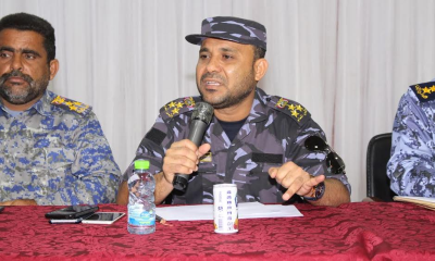 مدير أمن ساحل حضرموت يلتقي القيادات الأمنية والضباط ويستعرض خطة عمله الجديدة 