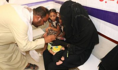 مدير عام مديرية تريم يدشن الحملة الوطنية للتحصين ضد شلل الأطفال 