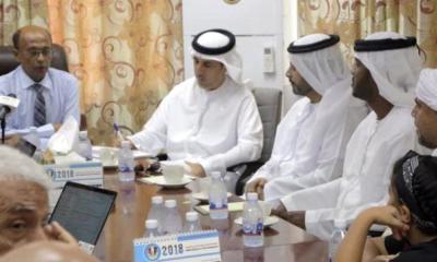 وفد إماراتي يطلع على مشاريع الهلال الاماراتي التنموية والخدمية في المكلا