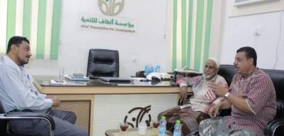 نائب المدير التنفيذي لمؤسسة ألطاف يستقبل رجلي الأعمال بارجاء ومديحج