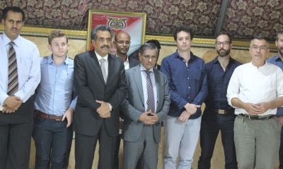 المحافظ البحسني يلتقي الوفد الإعلامي الأجنبي الذي يزور حضرموت حالياً ويضعهم أمام الوضع قبل وبعد التحرير وجهود اعادة تطبيع الحياة