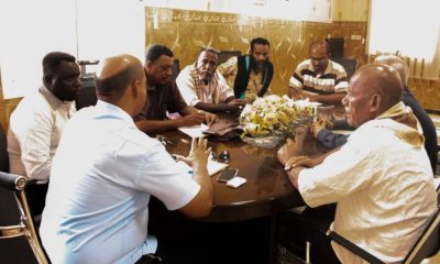 مدير عام الصحه بساحل حضرموت يلتقي الهئيه الإداريه لنقابة المهن الطبية 