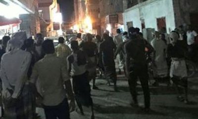 قوات أمن المكلا تداهم باعة قات بمنطقة الشرج بالمكلا 