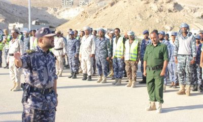 مدير عام أمن ساحل حضرموت يلتقي بضباط وأفراد الدوريات والمرور 