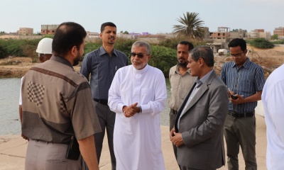 المحافظ البحسني يتفقد الأعمال الإنشائية بجسري حله وابن سيناء ويوجه بسرعة إقرار دراسة جسر امبيخة
