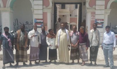 مدير عام مديرية تريم يدشن عملية التسجيل في مشروع” النقد مقابل العمل 