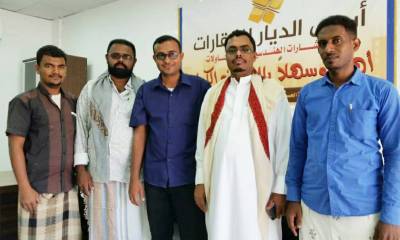 رئيس الغرفة التجارية والصناعية بالوادي والصحراء عارف الزبيدي يفتتح فرع مؤسسة أبهى الديار للعقارات بالغرف