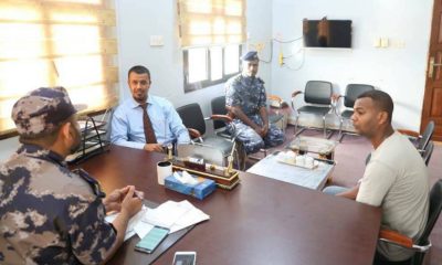الأمن والشرطة بساحل حضرموت تلتقي هيئة المساحة الجيولوجية فرع حضرموت لمناقشة قضايا الثروات المعدنية 