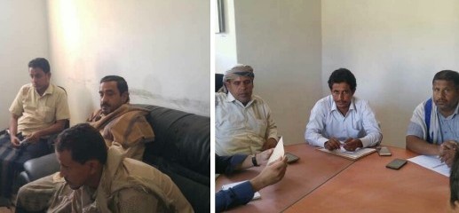 فتح مظاريف مشروع توريد شبكة مياه لمنطقة رضاوح وعلوجه بحضور الأمين العام للمجلس المحلي بمديرية رخية