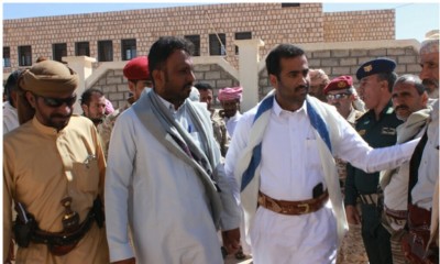 وكيل أول حضرموت يزور مديرية العبر ويتفقد المشاريع الخدمية فيها