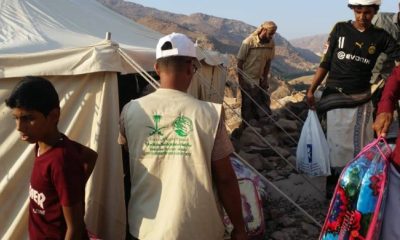 ائتلاف الخير يسيّر قافلة إغاثية للمتضررين من إعصار لبان في مديرية الريدة الشرقية بحضرموت