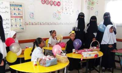 الصف الأول ثانوي نموذجي بثانوية الخنساء للبنات ينظم زيارة لصفوف الصم والبكم بالقطن