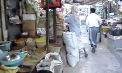 سوق الحنضل بمدينة سيئون يزهو بحلته الجديدة