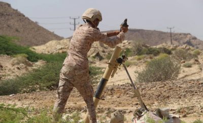 تخرج الدفعة التخصصية من قناصين الميدان وسلاح الهاون في لواء النخبة الحضرمي 