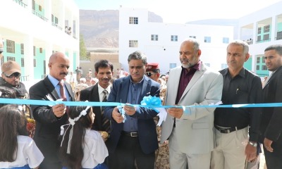المحافظ البحسني يفتتح كلية الطب بجامعة سيئون ويزور مقر رئاسة الجامعة