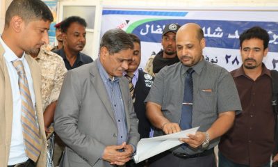 المحافظ البحسني يدشن الحملة الوطنية للتطعيم ضد مرض شلل الأطفال الجولة الثانية