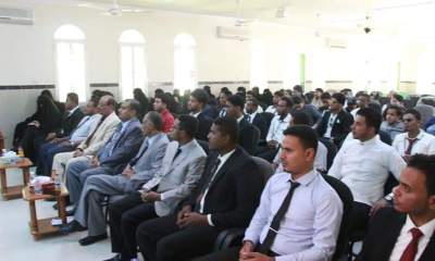 صالح الجابري رئيساً وحسن حسان أمين عام في الإنتخابات التأسيسة لإتحاد طلبة جامعة سيئون