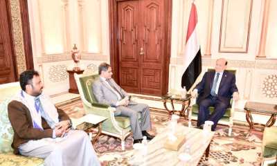 المحافظ البحسني يطلع رئيس الجمهورية على مستجدات الأوضاع بحضرموت