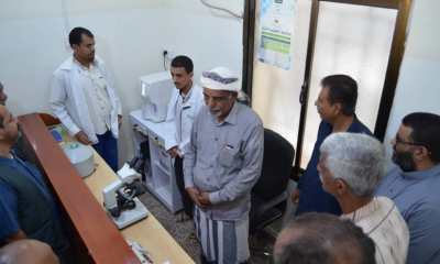 تدشين العمل بجهاز فحص الدم cbc بالمركز الصحي بالعنين بدعما من مؤسسة نهد التنموية