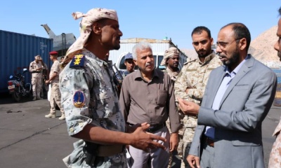 وزير الثروة السمكية في زيارة لقيادة خفر السواحل بحضرموت