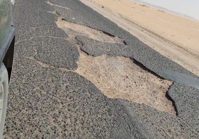 السعـودية تتكفل بإعادة تأهيل طريق العبر بحضـرموت
