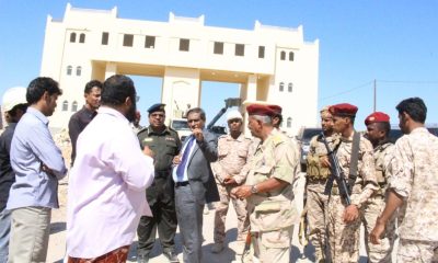 المحافظ البحسني يوجه بتأثيث قاعات الدراسة وسكن الطلاب والضباط وسرعة انجاز ميدان الاستعراض بكلية الشرطة