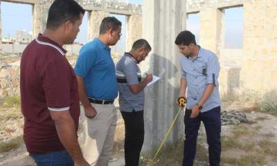 بتوجيهات من الداخلية… فريق فني هندسي يزور المكلا لوضع دراسات هندسية لمباني أمن وشرطة ساحل حضرموت