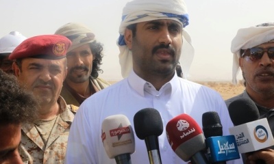مدير عام العبر بن ملهي يدشن ترميم خط طريق العبر الوديعة ومفرق العبر بن عيفان