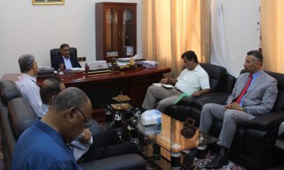 المحافظ البحسني يلتقي أعضاء الهيئة الإدارية لنقابية هيئة التدريس بجامعة حضرموت