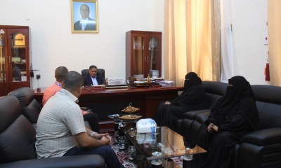 محافظ حضرموت يستقبل وفد المنظمة الدولية للهجرة