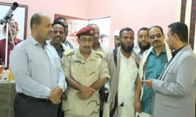 مديرا مكتبي وزارة النقل والتربية يدشنان إفتتاح جملة من المشارئع الخدمية والتعليمية بمنطقة العيون بمديرية غيل باوزير