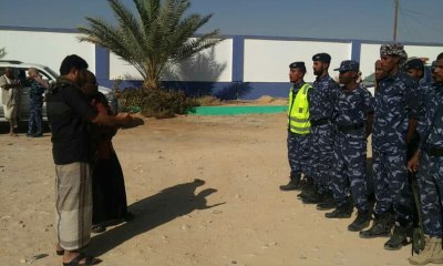 قوة امنية جديدة تتعزز بها ادارة امن مديرية غيل بن يمين