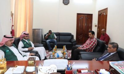 محافظ حضرموت يلتقي وفد مركز سلمان للإغاثة المسيّر لحملة جراحة القلب المفتوح والقسطرة لأطفال اليمن