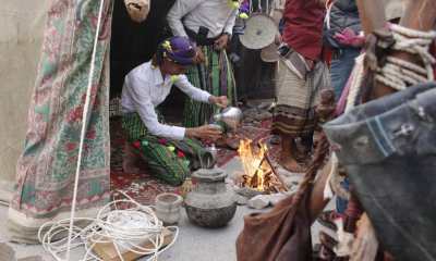 مركز الأوائل بالمكلا يقيم خيمة تراثية