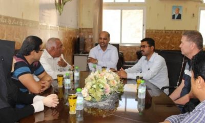 الدكتور رياض الجريري يستقبل البعثة الطبية التي ستعمل في مستوصف ريدة الجوهيين الطبي بمديرية غيل بن يمين