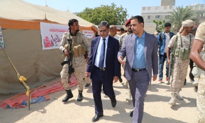 محافظ حضرموت يفتتح معرض الوسائل التعليمية والتقنيات لمدراس ساحل حضرموت