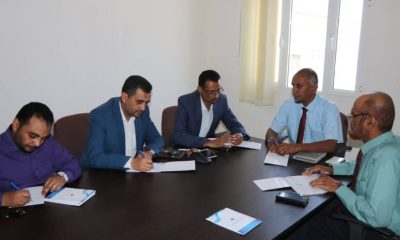 المدير العام لشبكة النماء بوادي حضرموت في زيارة للمركز الرئيسي للشبكة