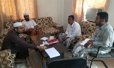 مدير عام أوقاف حضرموت يلتقي بالفلكي الجعيدي بمدينة سيئون