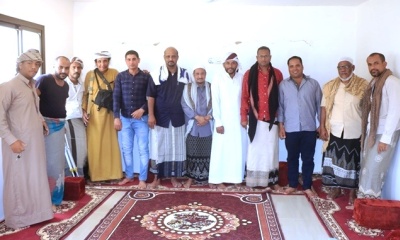 لجنة من مكلفة من وزير الثروة السمكية تطلع على اول مزرعة استزراع سمكي بحضرموت بوادي بايوت