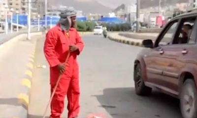 شباب حضارم يبدعون في إنتاج فيلم قصير عن معاناة عامل النظافة