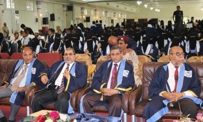 رئيس الجمهورية يهنئ جامعة حضرموت بحفل تكريم الطلاب الأوائل والحاصلين على مرتبة الشرف للعام الجامعي 2017-2018م