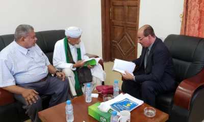 الوكيل التميمي يلتقي بالأستاذ والمؤرخ الأديب جعفر السقاف