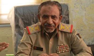 محافظ حضرموت ينعي مساعد وزير الدفاع اللواء الركن عبدالقادر عبدالله العمودي